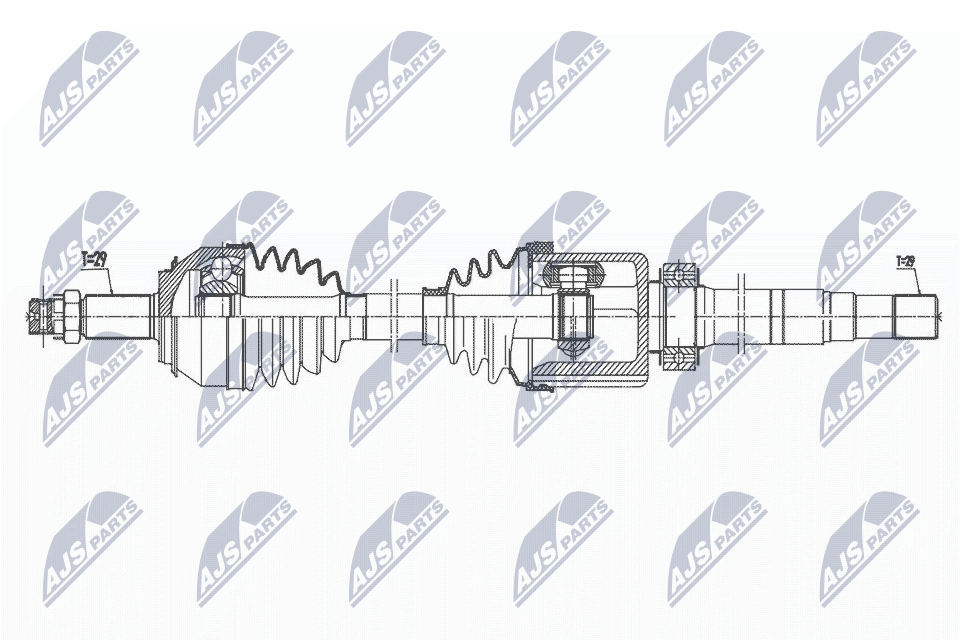 NPW-NS-114 NTY Drive Shaft for NISSAN,RENAULT - Image 7