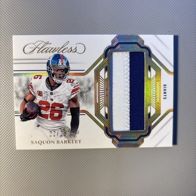 2023 Panini Flawless - Patches Saquon Barkley #P-SBA /25 NY GIANTS