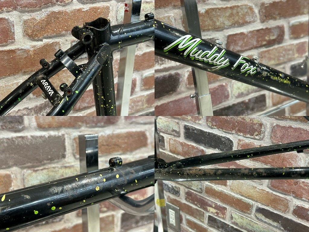 ARAYA Muddy Foxフレーム REBUILT ARAYA MUDDY FOX フレームの個性を活かし、さらに