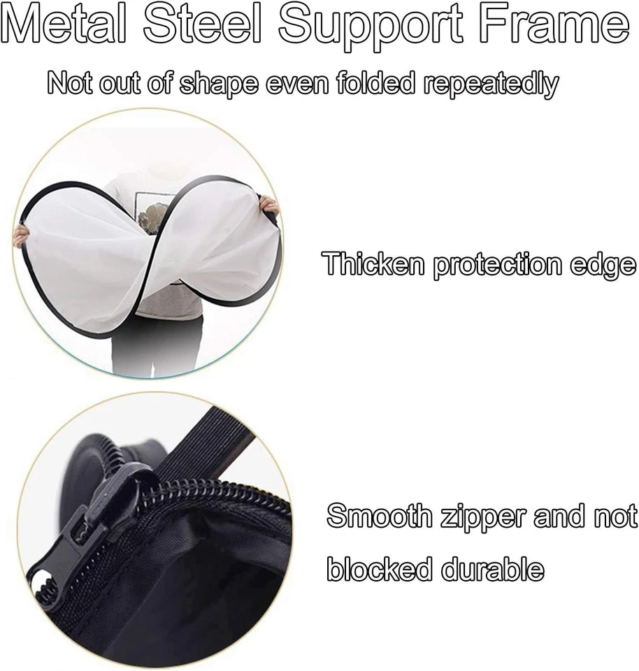 Reflector de fotografía plegable 24X35 pulgadas (60X90 cm) 5 en 1 difuso de luz múltiple Foto 4 de 4