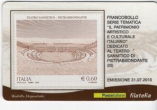 2010 SANNITIC THEATRE OF PIETRABBONDANTE (IS) PHILATELIC CARD