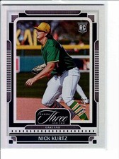 2025 Panini Three And Two Nick Kurtz  RC Silver serial #35/49 #78 A's RARE