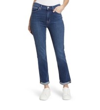 Hudson Blair High Rise Straight Crop Cuffed Jeans Women 26 Blue