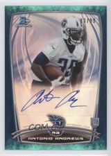 2014 Bowman Chrome Rookie Bubbles Refractor 83/99 Antonio Andrews Auto 6kg