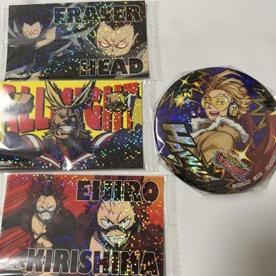My Hero Academia Wafer Seals & Hawks Can Badge Set