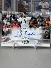 2025 Topps Stadium Club Auto Sean Burke #SCBA-SBU (AU, RC) Chicago White Sox