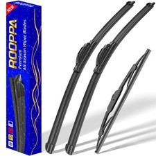 2018-2023 Chevy Traverse Wiper Blades Replacement Set of 3 - 24"/20"/10"