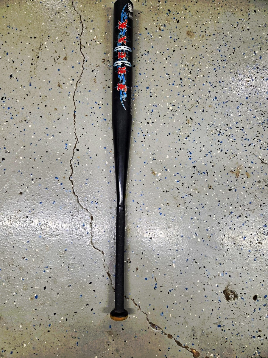 Bate de softbol para adultos Miken Freak Series USSSA 1,20 BPF negro/azul/naranja/blanco