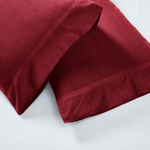 2 Piece Cotton Flannel Moisture Wicking Ultra Absorbent Solid Pillowcase Set - 第 11/56 張圖片