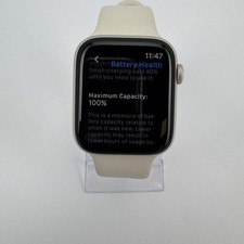 GPS Only Apple Watch SE 3 44MM Starlight Aluminum Starlight Sport Band MEPF4LW/A