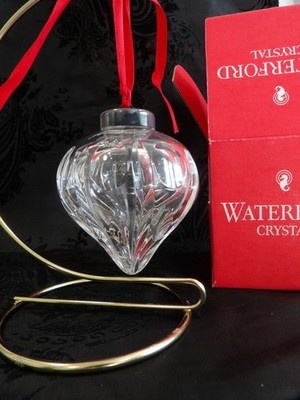 MIB~WATERFORD CRYSTAL ANNUAL BALL ORNAMENT~Hand Signed Jim O'leary~RV $149