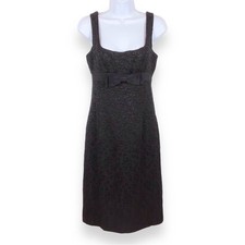 NANETTE LEPORE Vintage Sleeveless Brocade Empire Waist Midi Sheath Dress