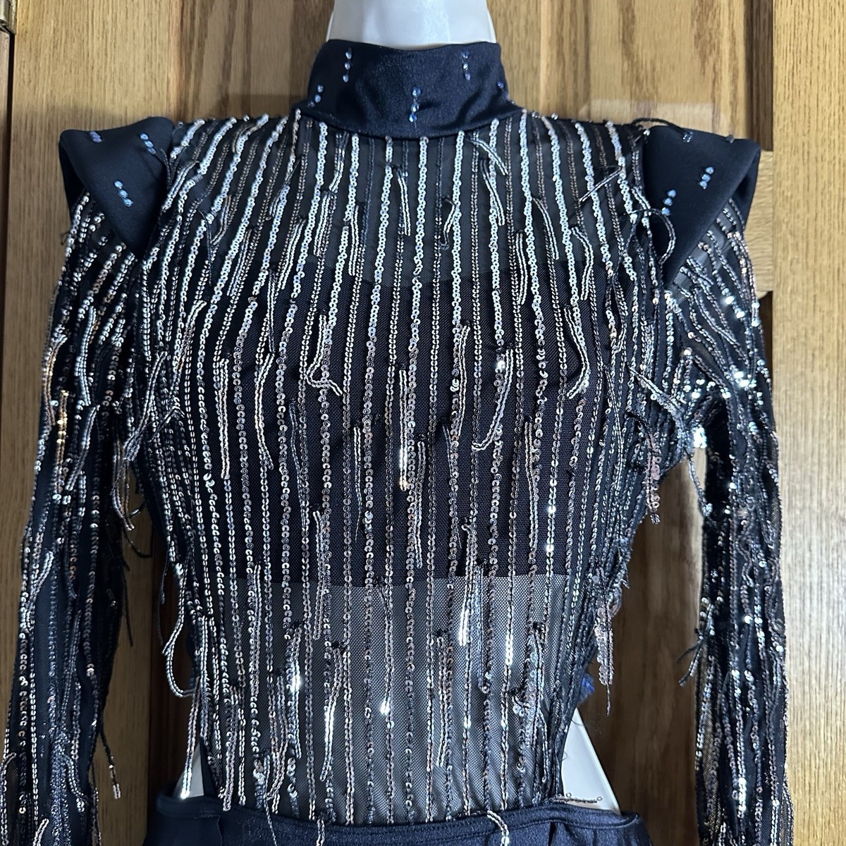 Weissman Elite Kill The Lights Rhinestone Embellished Dance Costume MA NV13199 View 6