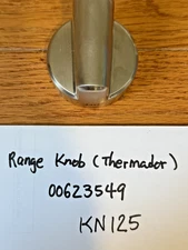 Thermador Gas Range Control Knob 00623549 in Stainless Steel KN125
