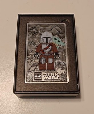 NEW LEGO Star Wars (5010325) The Mandalorian and Grogu Metal Card - Exclusive!