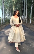 GOWN SALWAR KAMEEZ PAKISTANI INDIAN WEDDING PARTY WEAR DRESS BOLLYWOOD SUIT NEW