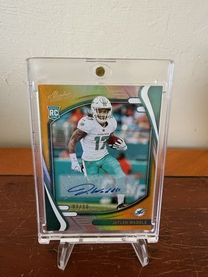2021 Panini Absolute Miami Dolphins Jaylen Waddle Rookie Auto 07/10