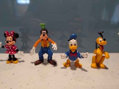 Disney Figuren zwischen 6,5-8 cm groß, Goofy, Pluto, Donald Duck und Minnie Neu
