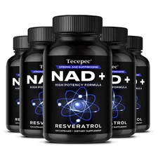 120 Ct Supplement with Nicotinamide Riboside Plus Resveratrol for Anti Aging