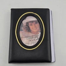 Vintage Photo Album Book For 3.5" x 5" Photos Postcards Pockets Slip In