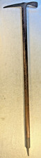 Francois Simond Chimonix Ice Pick Axe Wood Shaft 96cm Long Forged Head 22cm Wide