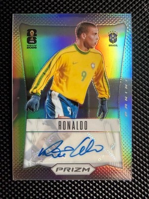 2026 Panini Prizm FIFA World Cup RONALDO 2012 Throwback Auto Silver /199 MINT