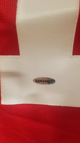 Dylan Larkin Autographed & Inscribed Red Wings 1st GOAL Jersey COA Upper Deck - Picture 4 of 11