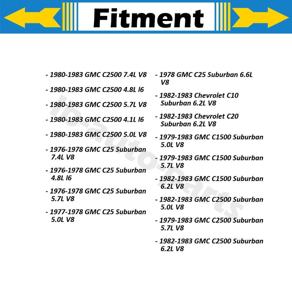 Cable de freno de estacionamiento delantero trasero Dorman 3x para GMC C25 Suburban 5,7 L 1976-1978 Foto 3 de 4