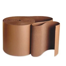 Corrugated Cardboard Roll Wrap B Flute 15 inch x 250 Feet x 1/8 inch Thick