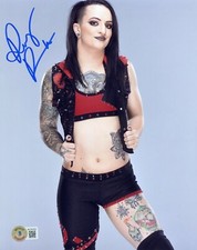 *HOLDING JACKET* WWE WWF AEW RUBY RIOTT SIGNED 8x10 BECKETT AUTO