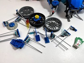 LEGO Ninjago Movie Partials :  Fire Mech 70615 (2017) + Lightning Jet 76104