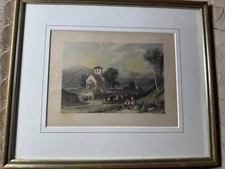 R Brandard and C Stanfield "Filli Savoy"  Color Print - Framed