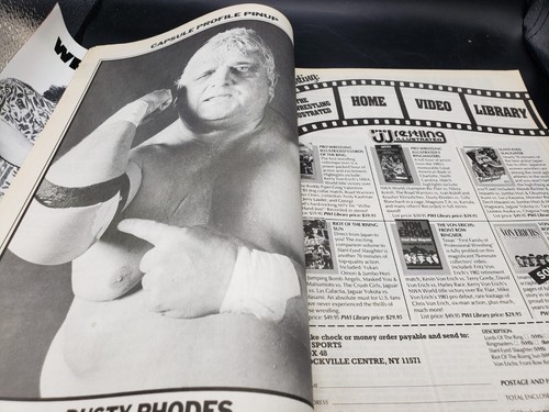 Inside Wrestling Magazine Nov 1990; Dusty Rhodes Pinup, Ric Flair Cover - Picture 11 of 14