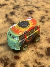 DISNEY PIXAR CARS MINI RACERS PEACE TIE DYE FILLMORE 2023 #36 FREE SHIP