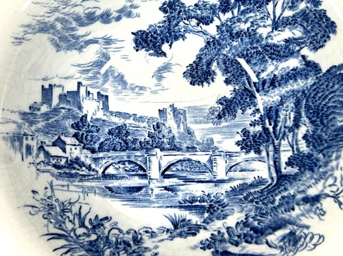 Vintage Countryside Enoch Wedgwood Tunstall Ltd. Bowl England - Picture 2 of 7