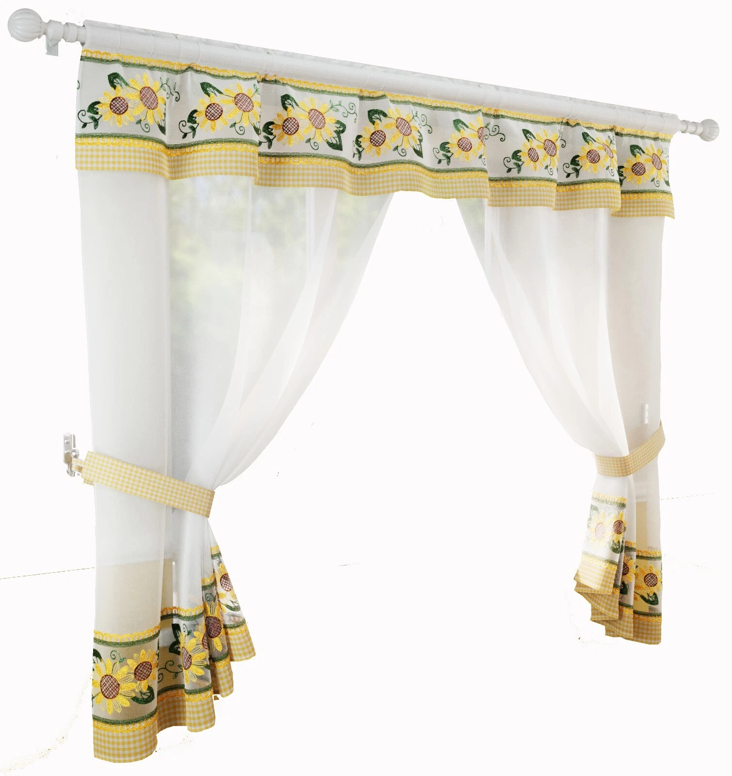 WINDERMERE WINDOW CURTAIN SET – WITH MATCHING VALANCE