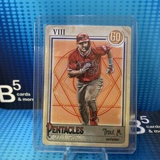 Mike Trout 2021 Topps Gypsy Queen “Tarot of the Diamond” Pentacles #TOD-16