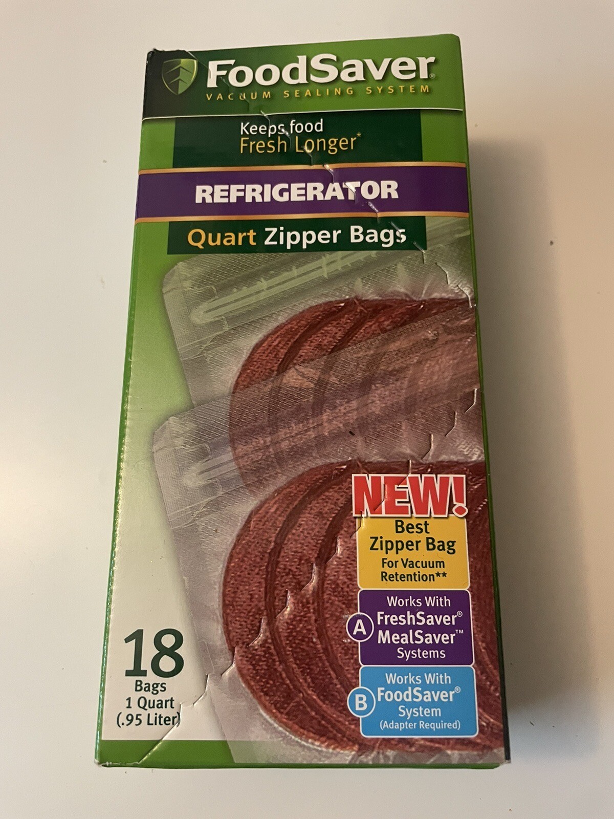 FoodSaver 1Quart Vacuum Bags Food Multilayer 18 Ct. eBay