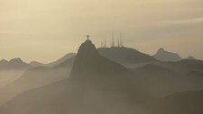 Landscape nature mountains clouds rio de janeiro brazil Custom Gaming Mat Desk