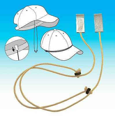 2 Pack Hat Clips For Wind – Elastic Windproof Hat Strap With Alligator Clips – Adjustable Chin Straps For Hats, Perfect For Travel, Golf & Fishing
