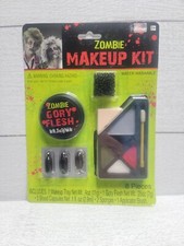 Forum Novelties Halloween Cosplay Zombie 8pc Makeup Kit Gory Flesh