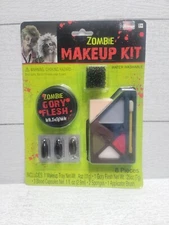 Forum Novelties Halloween Cosplay Zombie 8pc Makeup Kit Gory Flesh 