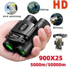 900x25 Zoom Telescope Professional BAK4 HD Powerful Long Range Portable Folding