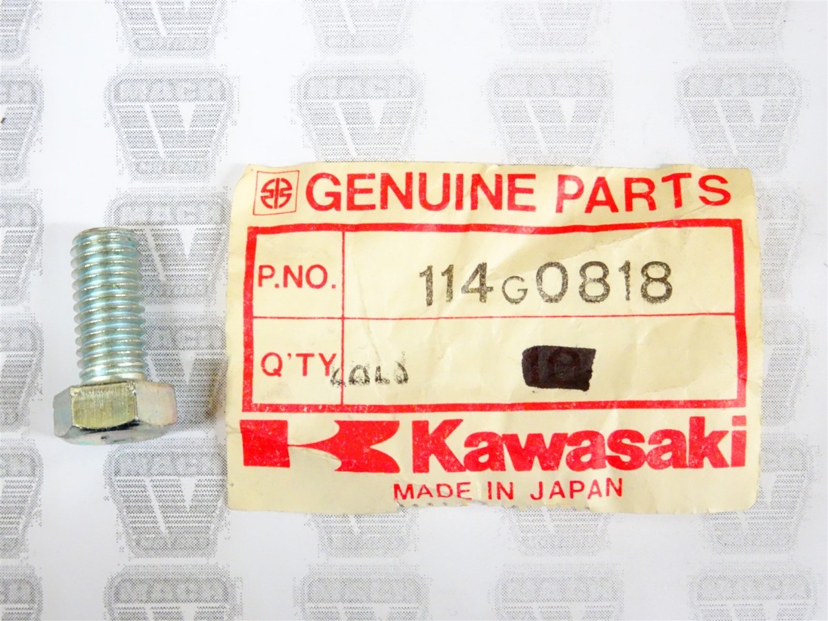 Kawasaki NOS NEW 114G0818 Hex Head Bolt 8x18 | eBay