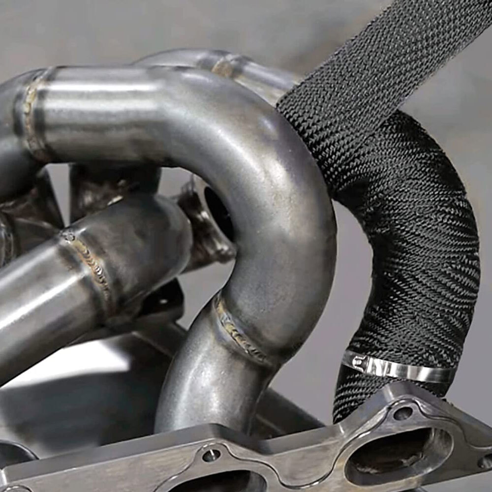 1.5M Heat-Resistant Car Exhaust Wrap Fiberglass Insulation Tape