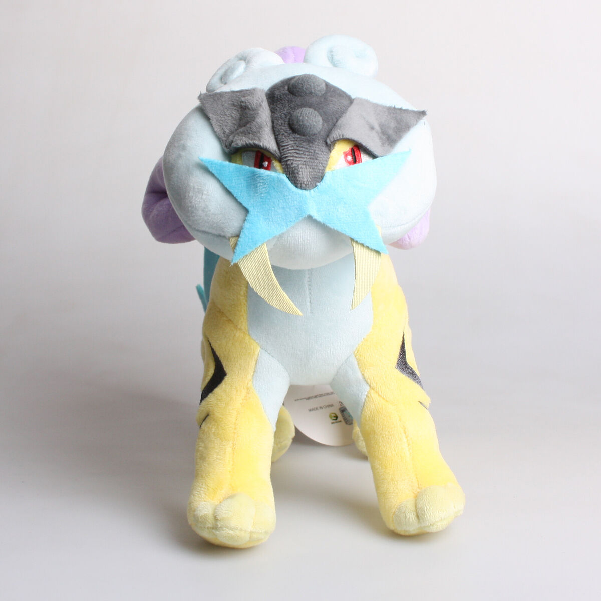 Raikou Pelúcia Pokémon Center Fit Original 14cm Lendário Cão