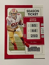 2021 Panini Contenders Football #89 - George Kittle - San Francisco 49ers