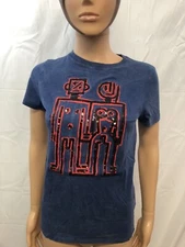 Desigual Women's T-Shirt Multiple Sizes Available Colors Blue New !!
