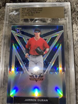 2020 Leal Vallant Draft Production Proot Prismatic Navy Blue Jaman Duran 1/1!!