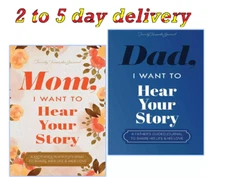 2 book set  Dad I want to hear your story + Mom I want to hear your Paperback PB